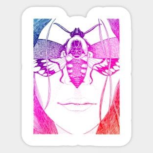 Darth Moth Sticker